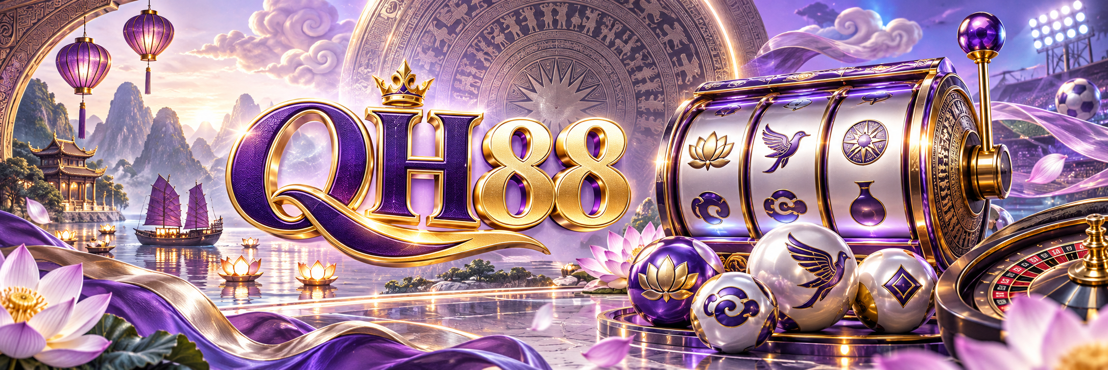 QH88: khung cảnh giải trí và họa tiết Việt Nam — hình minh họa